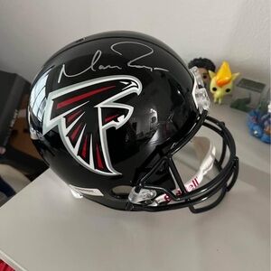 Matt Ryan Autographed Atlanta Falcons Black Replica Speed Helmet Authenticated